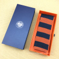 Custom Business Men's Cufflink Silk Tie Set With Gift Box Clip Tie